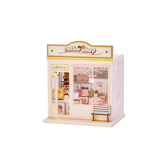Itotal Miniworld Mini Shop Coffee Shop