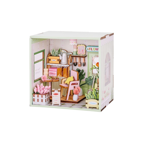 Itotal Miniworld Mini House Blooming Time