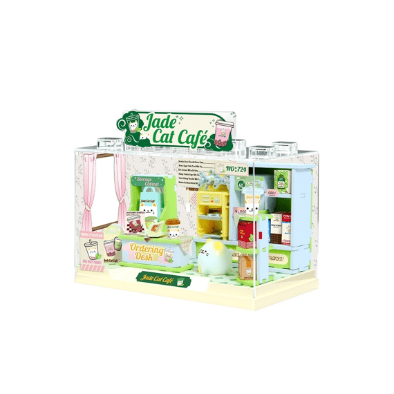 Itotal Miniworld Shop In A Box Jade Cat Café