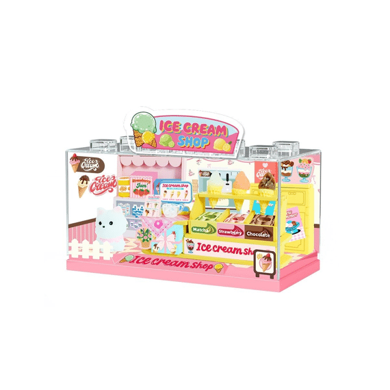 Itotal Miniworld Shop In A Box Ice Cream Shop
