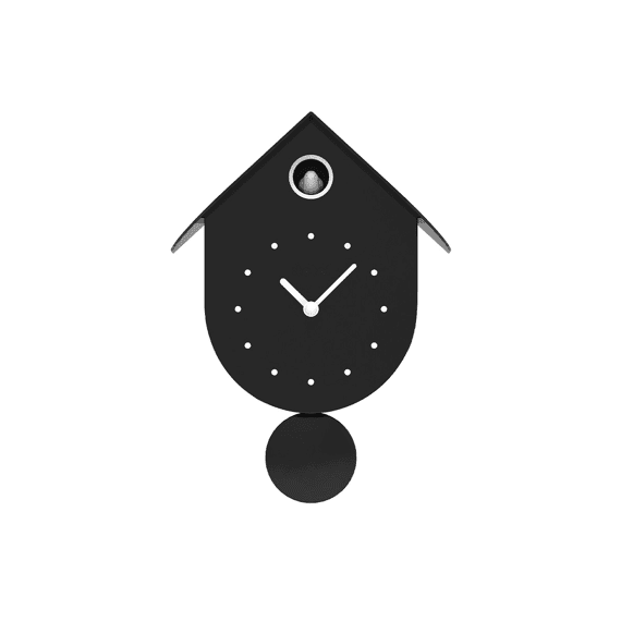 Itotal Cuckoo Clock Bird Black