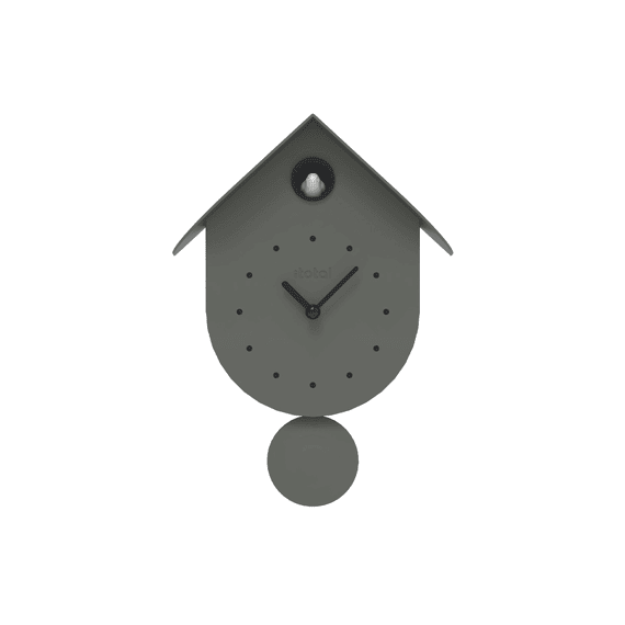 Itotal Cuckoo Clock Bird Olive Green