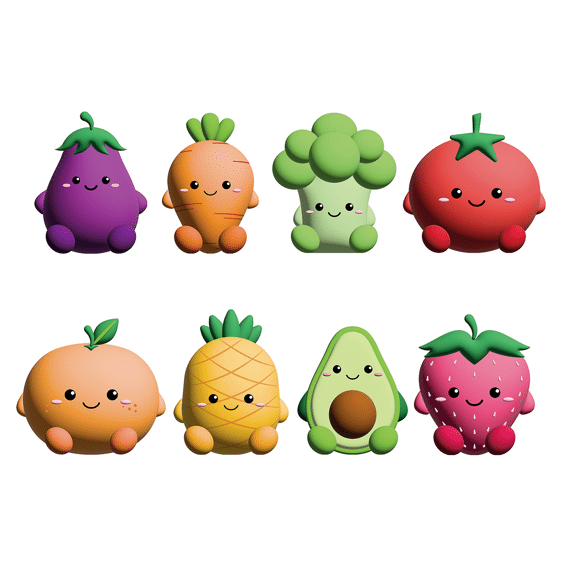 Itotal Stressbal Fresh Market Assortiment 