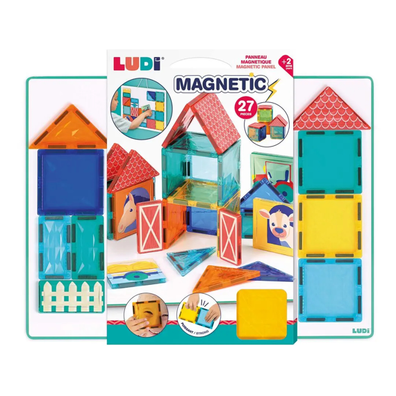Ludi Magnetische Bouwset Paneel 27-delig