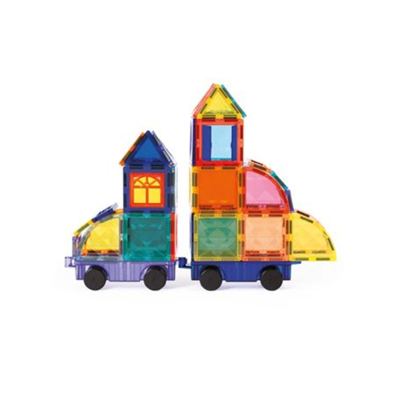 Ludi Magnetische Bouwet Voertuigen 63-delig