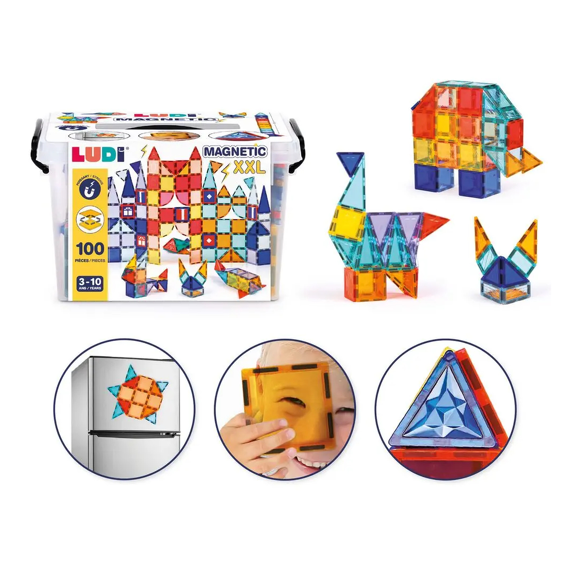 Ludi Magnetische Bouwset Xxl  100-delig