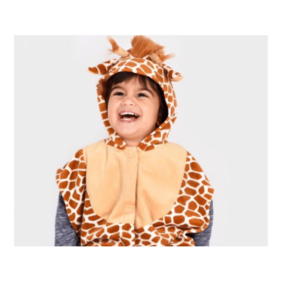 Kinderkostuum Den Goda Fen Mini Cape Giraf 1-4 Jaar