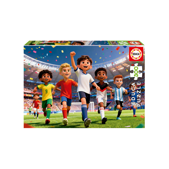 Educa Puzzel 300 Stuks Voetbalwereld