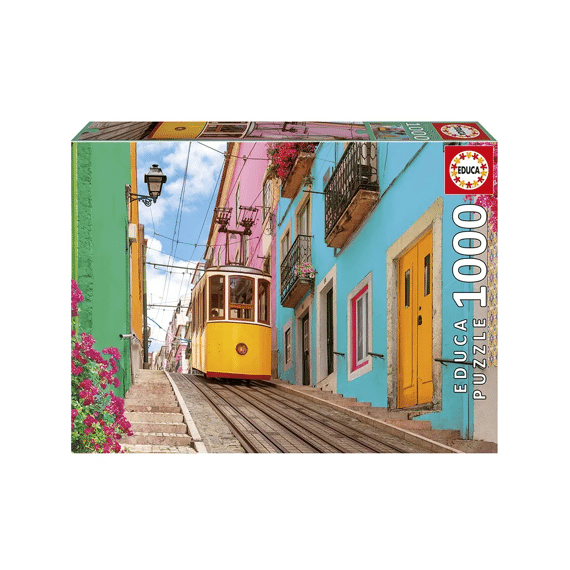 Educa Puzzel 1000 Stuks Kleurrijk Lissabon