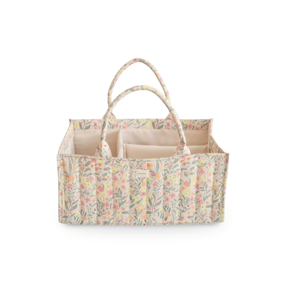 Mushie  Luiermand Diaper Caddy Pastel Blooms