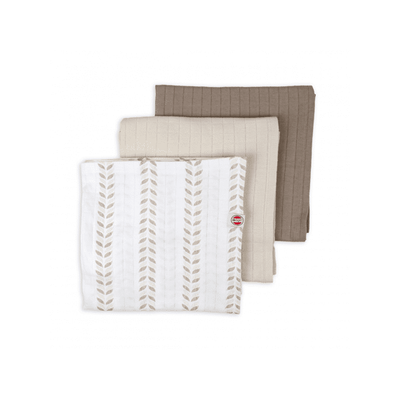 Lodger Tetradoeken 70x70 3-pack Solid Matcha Birch