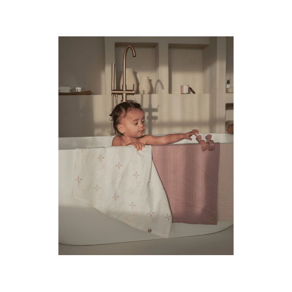 Lodger Tetradoeken 70x70 3-pack Solid Matcha Rose