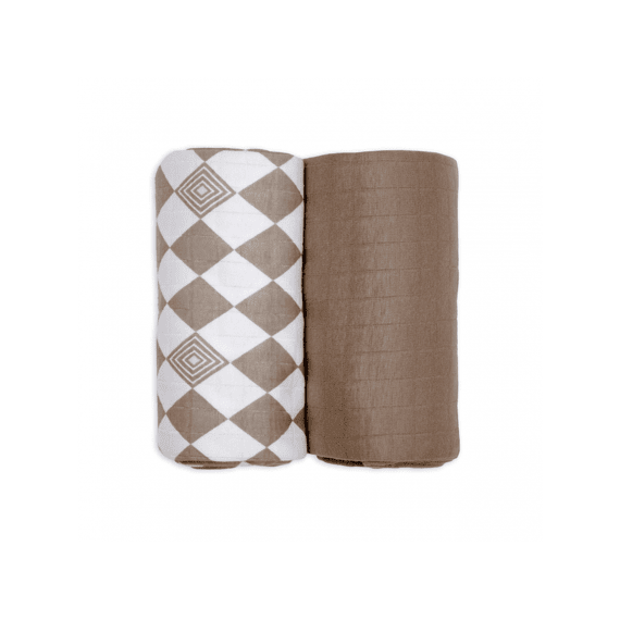 Lodger Tetradoeken 110x110 2-pack Solid Matcha Buffalo