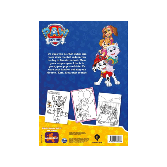 Paw Patrol Gaat Kleuren
