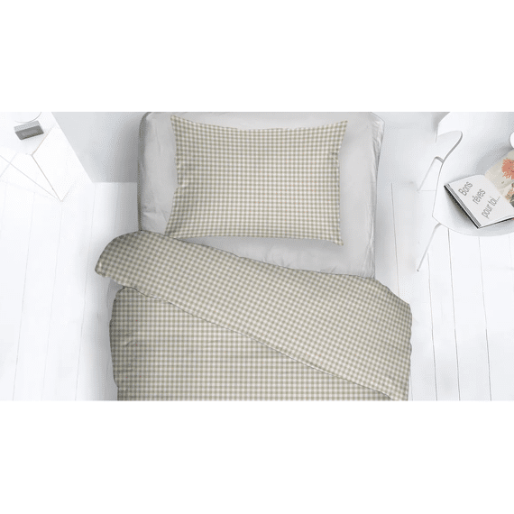 Carlina Dekbedovertrek Katoen Kaat Beige 240x220+2