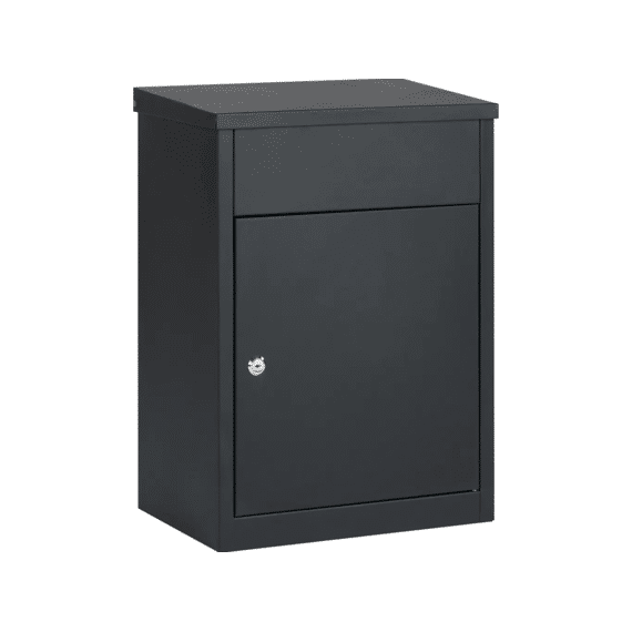 Practo Home Pakketbrievenbus Victoria 42x30x20cm Mat Zwart