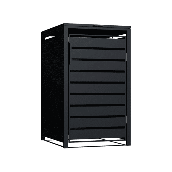 Practo Garden Containerberging Enkel 116x68x80cm Mat Zwart