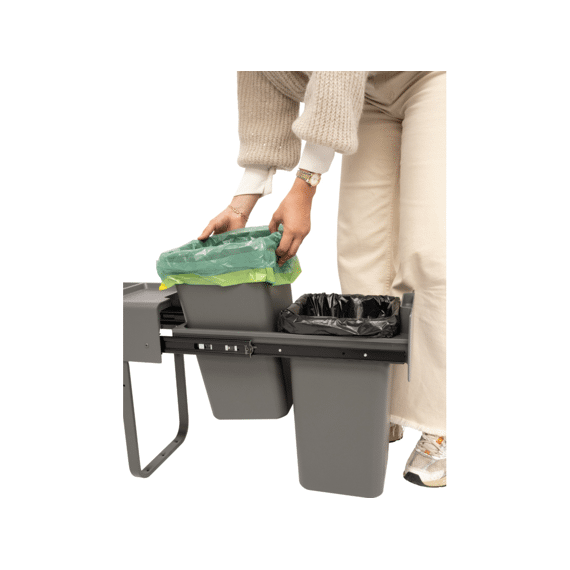 Practo Home Inbouw Afvalemmer 2x14l