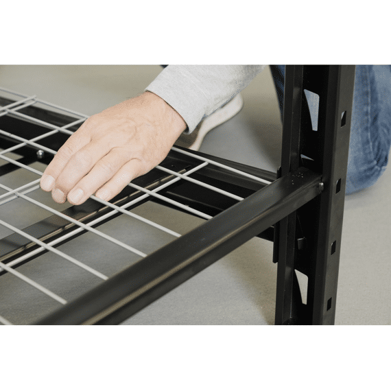 Practo Industrieel Rek 240x160x80  4 Legborden 500kg Zwart