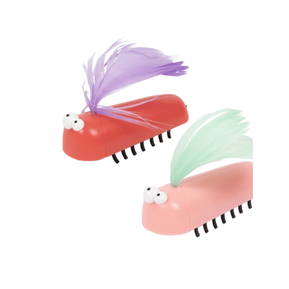 Duvo+ Kattenspeeltje Bug Me Not 6x2.4x5.5cm Gemengde Kleuren Assortiment Prijs Per Stuk