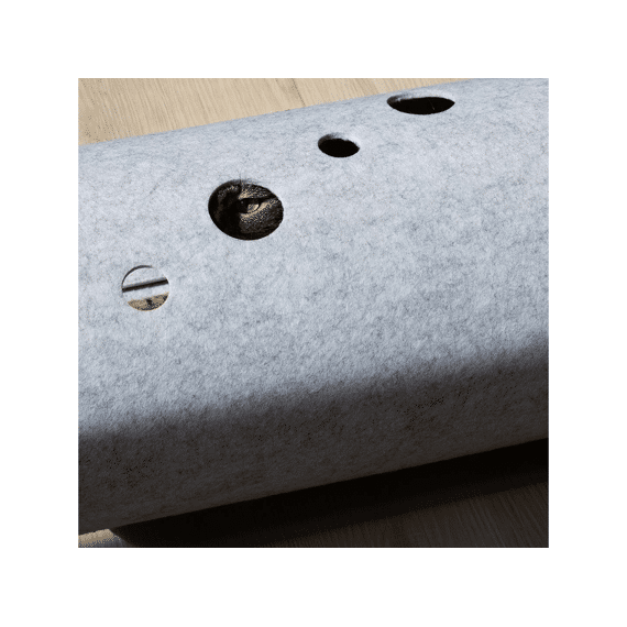 Duvo+ Speeltunnel Lana 60x25x25cm Grijs