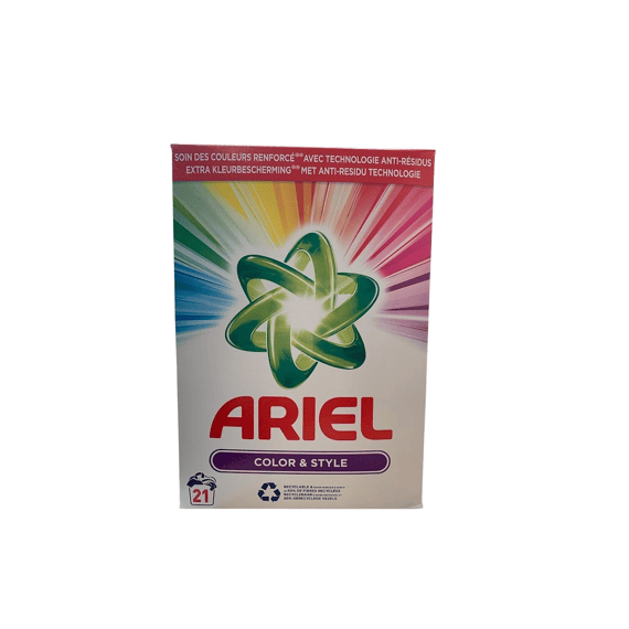 Ariel Wasmiddel Poeder Color & Style 21 Scoops/1.26kg