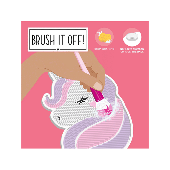 Legami Make-up Brush Cleaning Pad Brush It Off! Unicorn