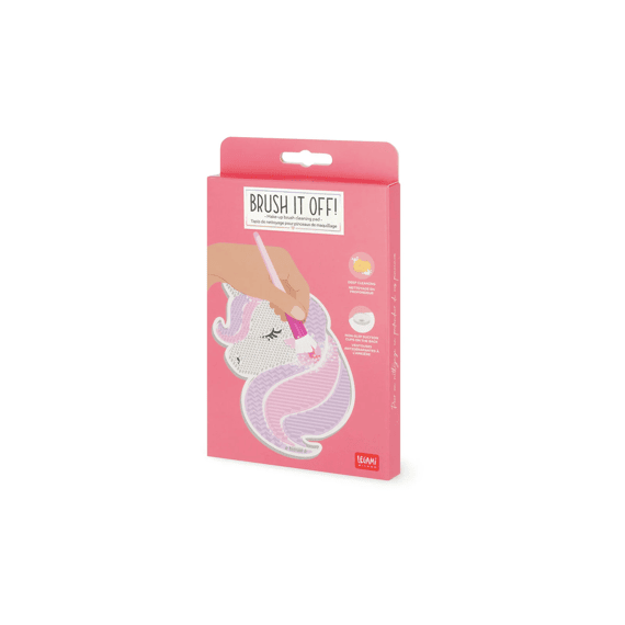 Legami Make-up Brush Cleaning Pad Brush It Off! Unicorn