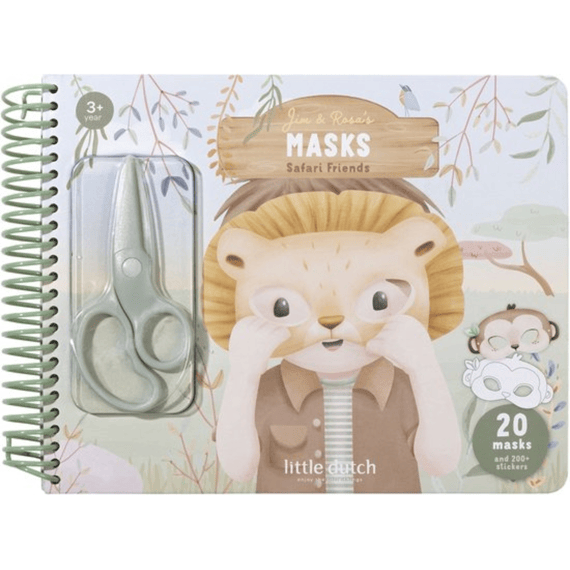 Little Dutch Knutselboek Maskers Jim