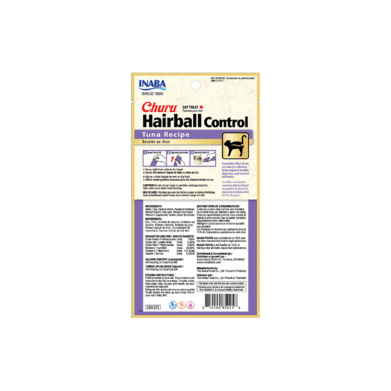 Ciao Churu Hairball Control Tonijn 4x14g
