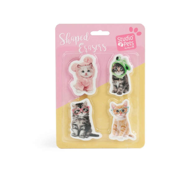 Studio Pets Gommen 4 Stuks Kitten