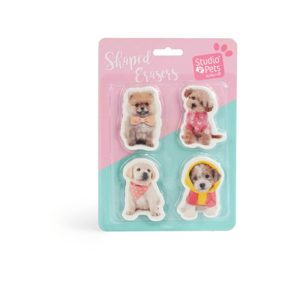 Studio Pets Gommen 4 Stuks Puppy