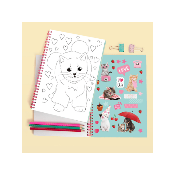 Studio Pets Kleurboek Kitten Ragdoll Mousie