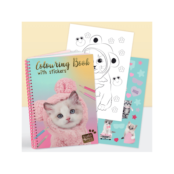 Studio Pets Kleurboek Kitten Ragdoll Mousie