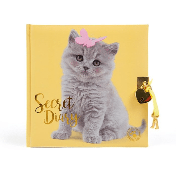 Studio Pets Puffy Dagboek Met Slot Kitten