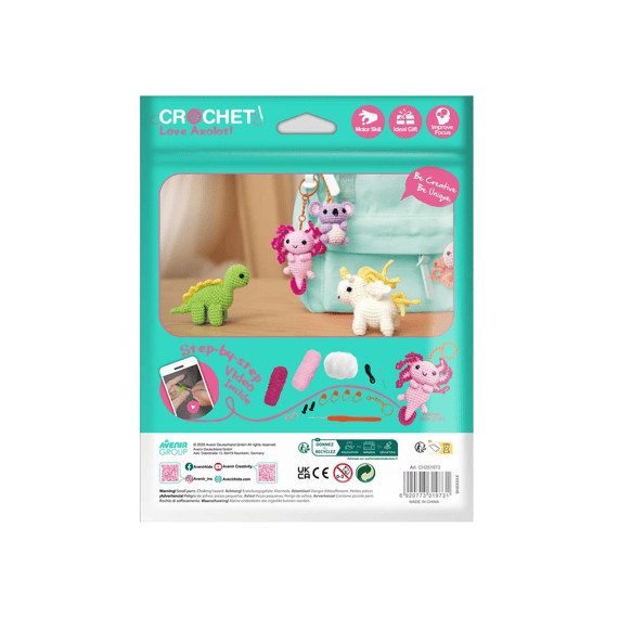 Avenir Haakset Sleutelhanger Love Axolotl