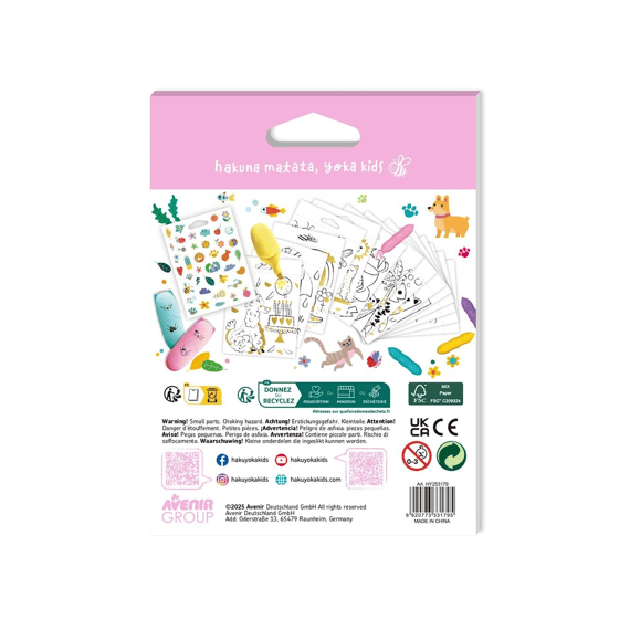 Haku Yoka Mini Kleurboek Huisdieren