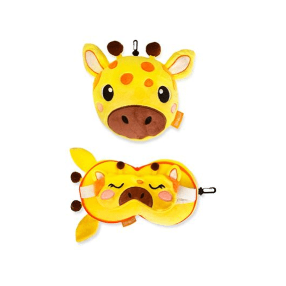 Billy Brown Zoonap Reiskussen Met Oogmasker Giffy Giraf