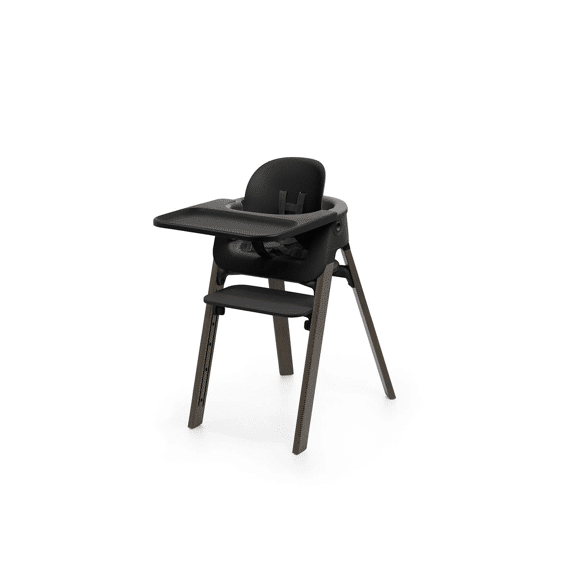 Stokke Steps Eetstoel Black / Warm Brown
