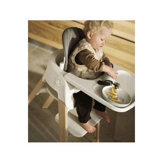 Stokke Steps Eetstoel Chair White / Natural