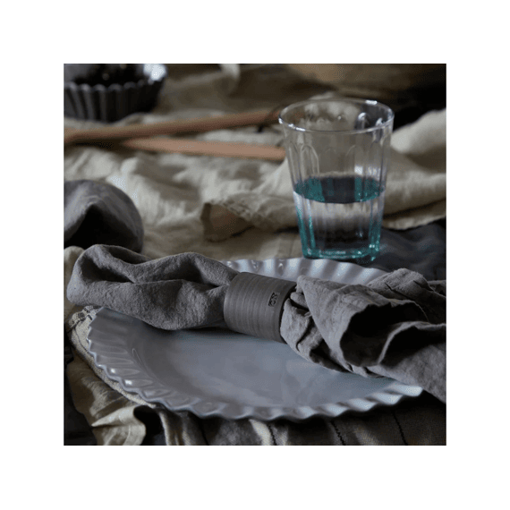 Costa Nova Napkin Ring - Eco Grés Set 4 Ronde Servetringen 5cm