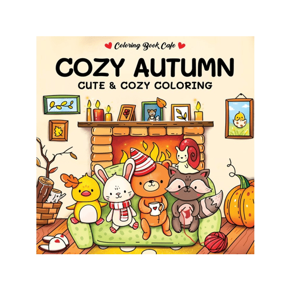 Cozy Autumn Cute & Cozy Colouring