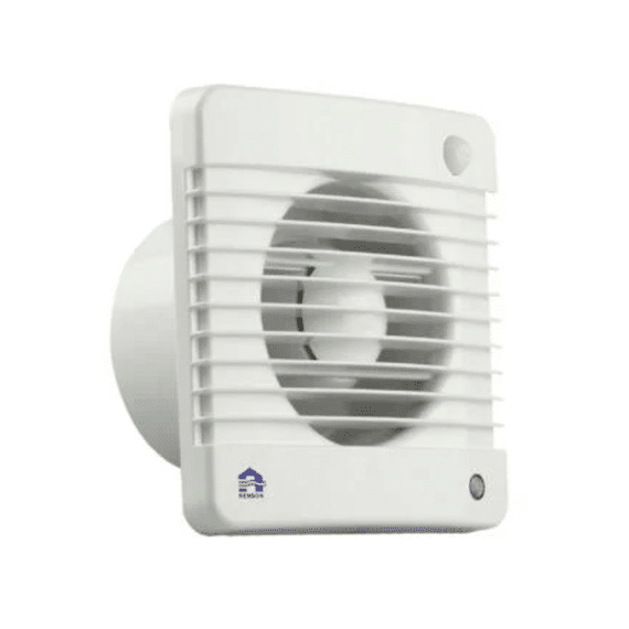 Mechanische Ventilator Met Timer & Bewegingssensor 7501m Dia 100wit