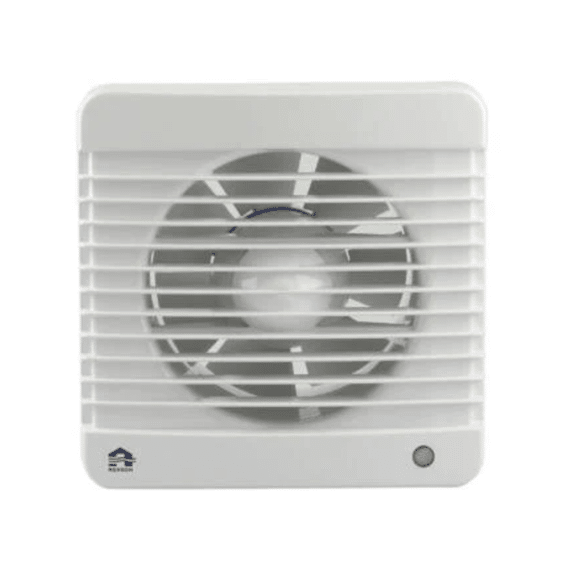 Mechanische Ventilator Met Timer 7202t dia 125 wit