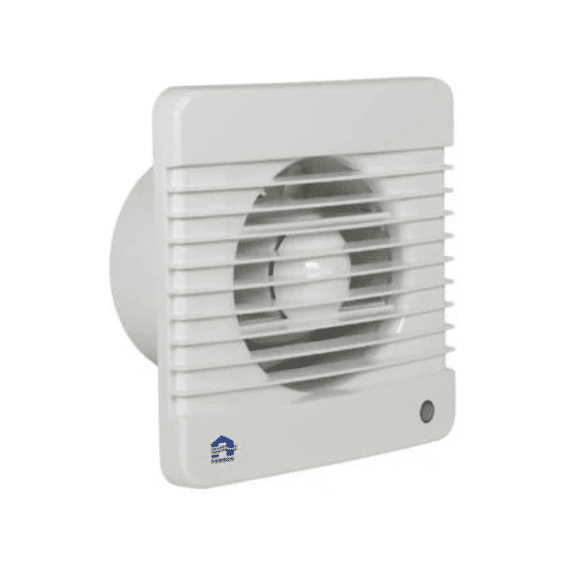 Mechanische Ventilator Met Timer 7202t dia 125 wit