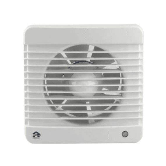 Mechanische Ventilator Met Timer & Vochtigheidssensor 7402h Dia 125 Wit