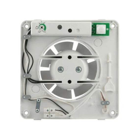 Mechanische Ventilator Met Timer & Bewegingssensor 7502m Dia 125 Wit