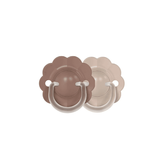 Suavinex Wonder 2st Siliconen Symmetrische Fopspeen Sxpro 0/6m Donkerbruin + Beige