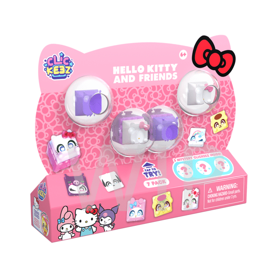 Clickeez Hello Kitty And Friends 7-pack