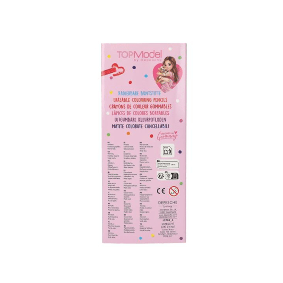 Topmodel Uitgumbare Kleurpotloden